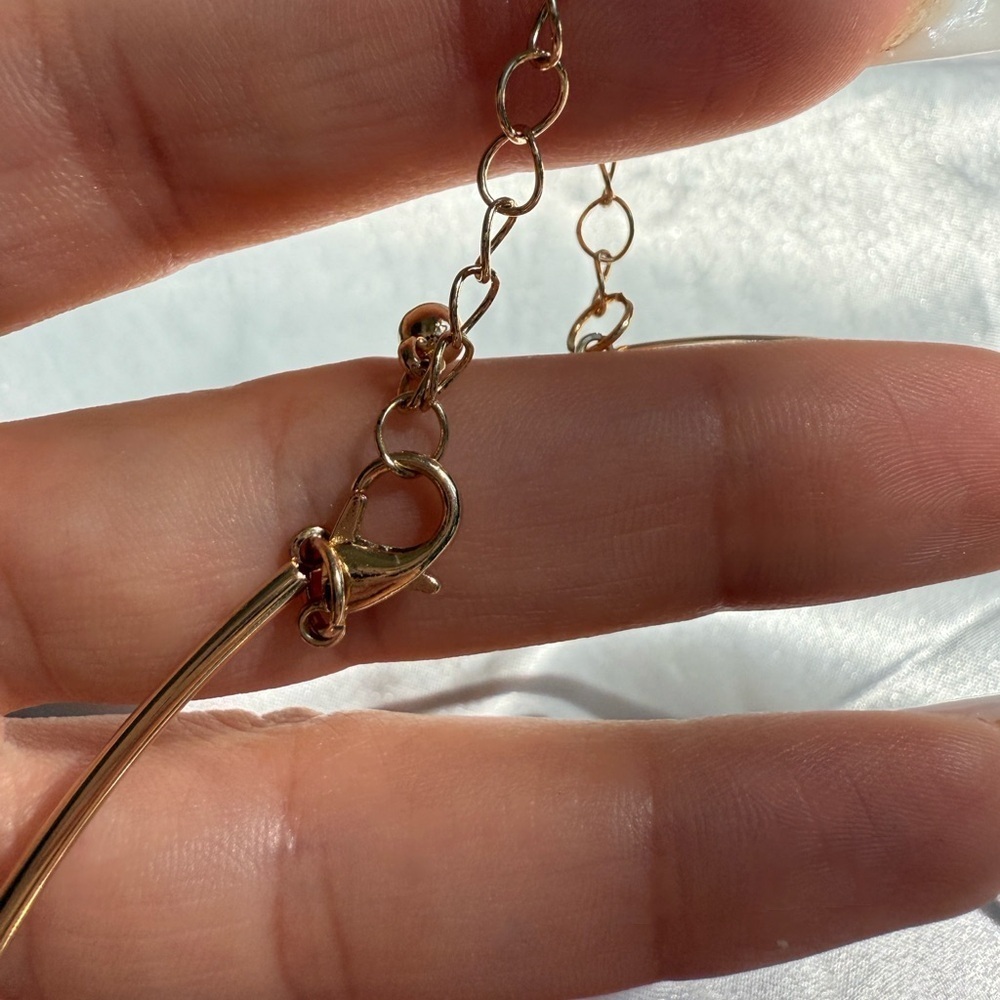 Zara lux unique adjustaby Gold Flower Necklace - Picture 9 of 9